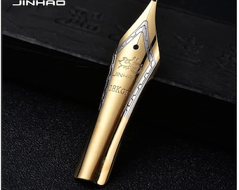 Fountain Pen Nib For Jinhao 159/X450/X650/X750, Iridium tipped Gold Medium Nib