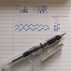 Fude-vulpen voor kunstenaars en kalligrafen. De Fude-inktpen voor manga, kunst, schetsen en journaling