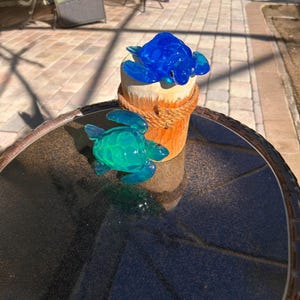 Sea turtle decor/Turtles/Turtle decor/Resin turtles/turtle statue