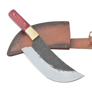 Custom Hand forged Handmade Mega Chef Cleaver