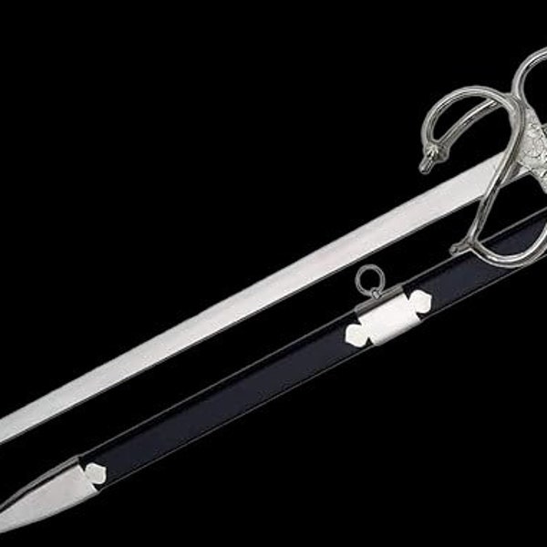 Middle Ages El CID Rapier Sword Comes with Black Scabbard