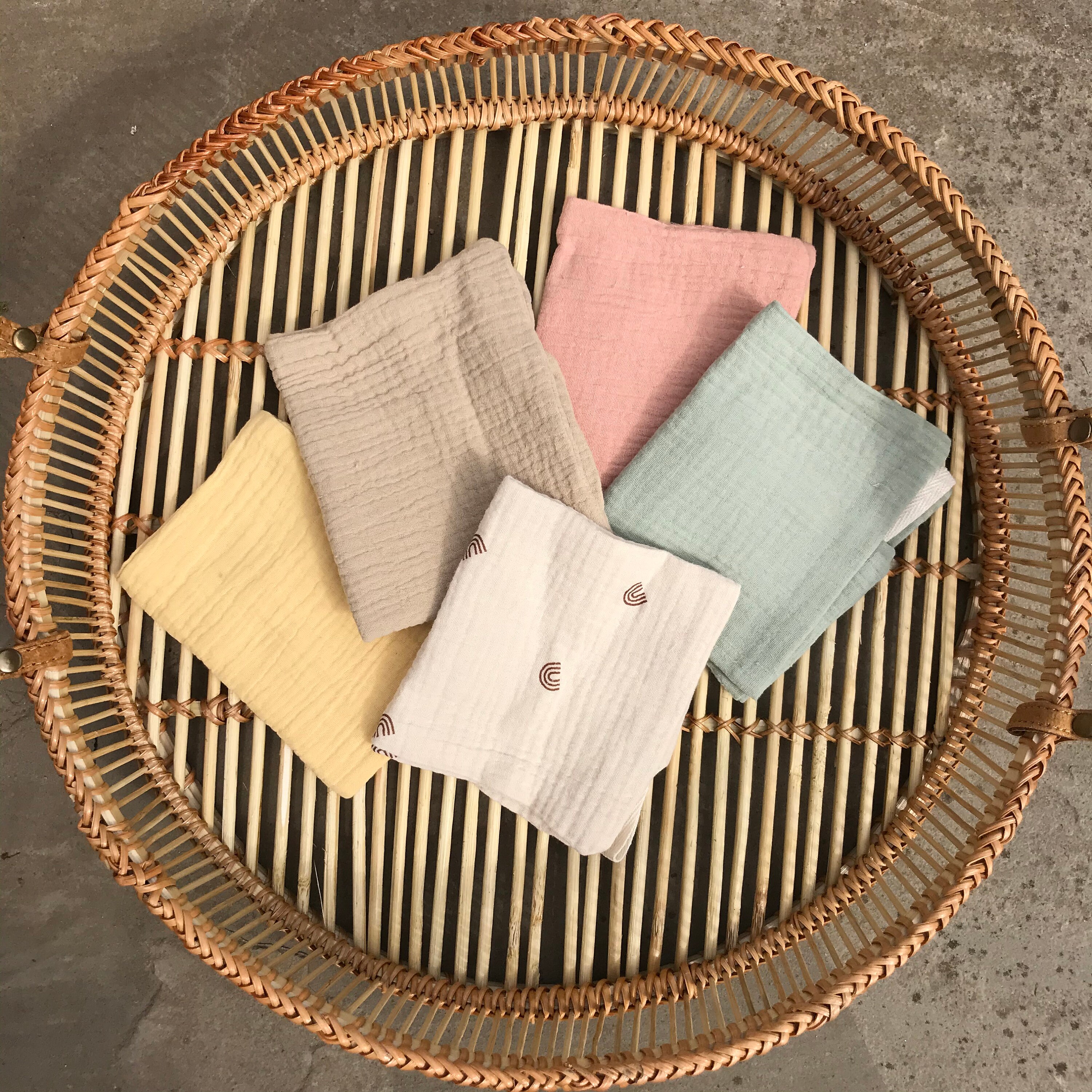 Mini Muslin Square Set Organic Muslin Burp Cloth Muslin Etsy UK