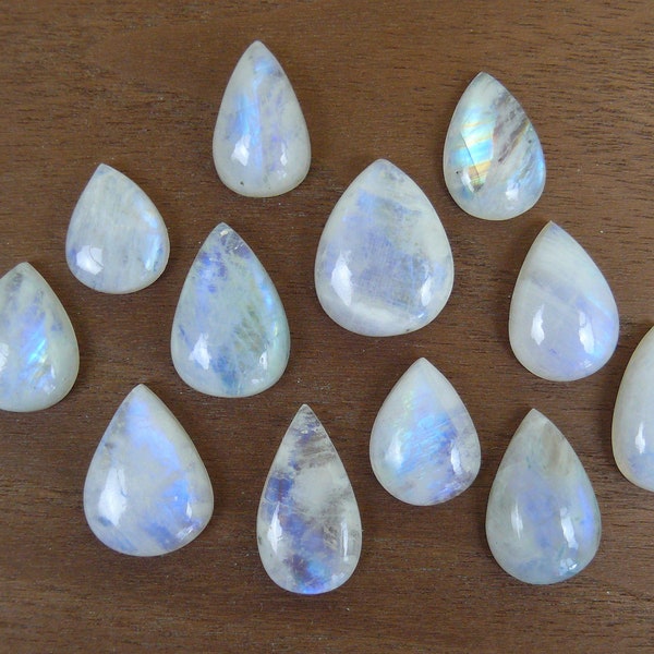 maansteen cabochons || Druppelvormige druppelvorm