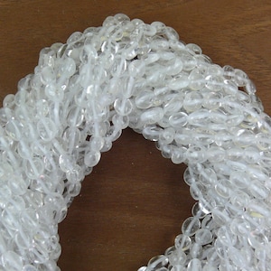Rock Crystal Nugget Beads Strand / Crystal Quartz Nuggets || approx. 5-10 mm