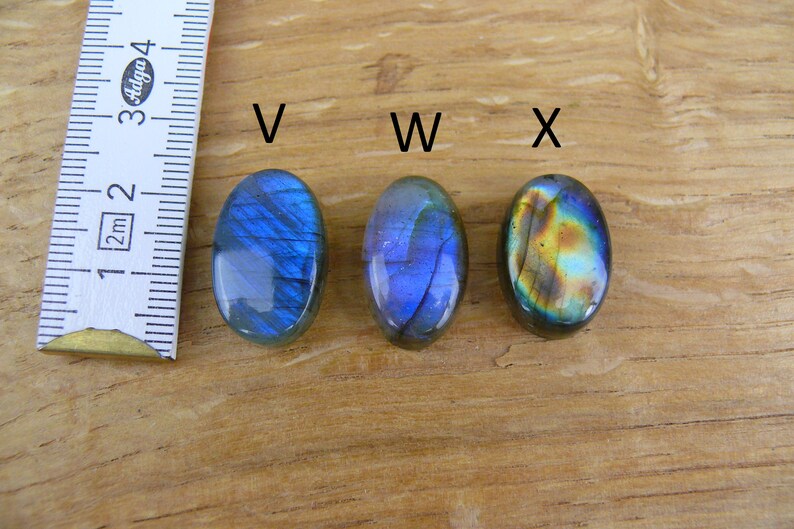 Labradorit Edelsteine / Cabochons Oval Bild 9