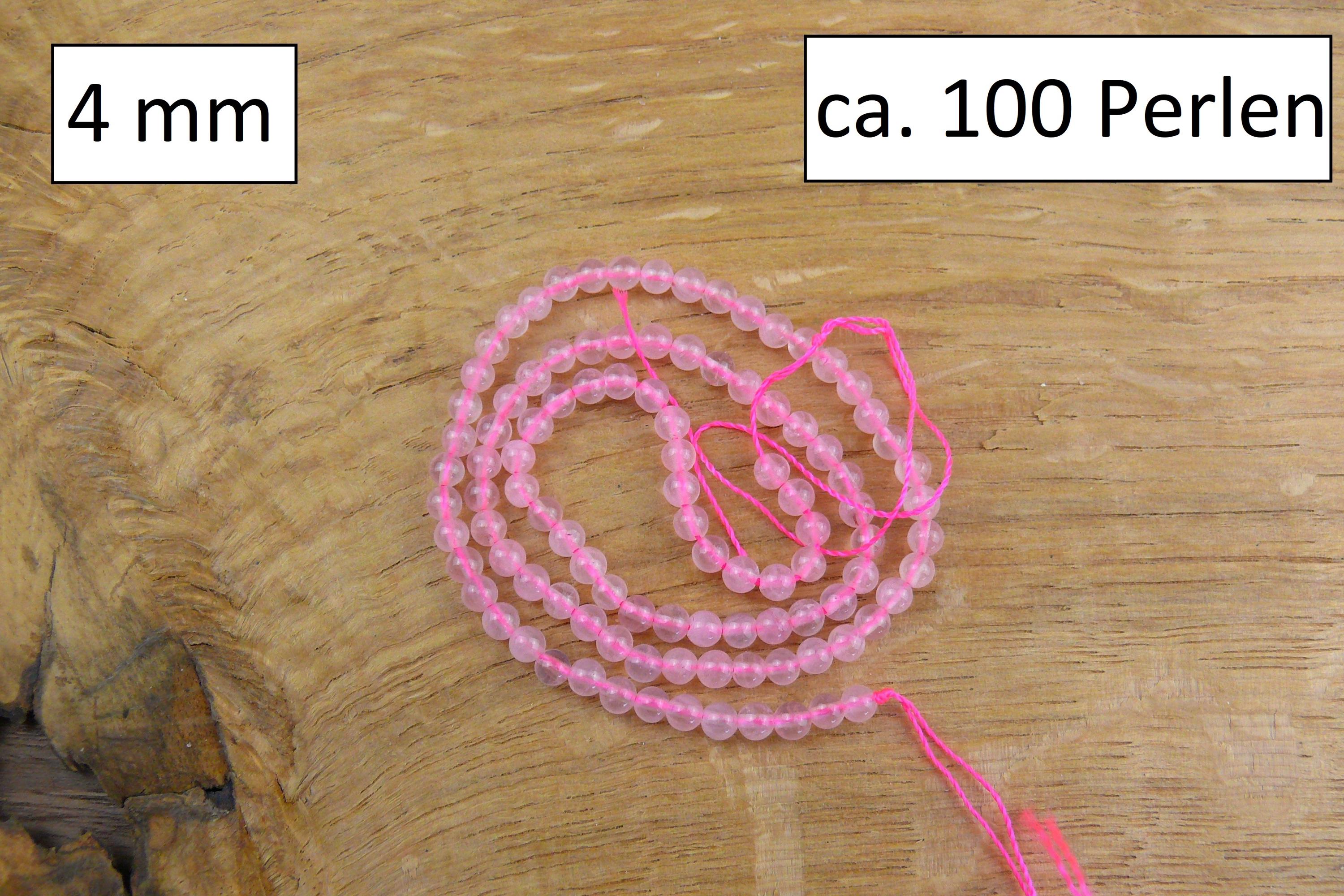 Perline Lisce E Rotonde Di Quarzo Rosa Viola Naturale, Perline Di - Foto 12