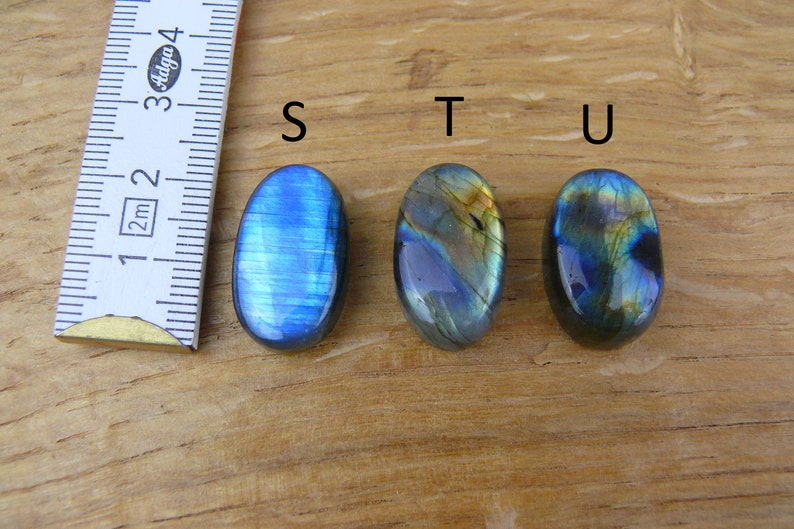 Labradorit Edelsteine / Cabochons Oval Bild 8