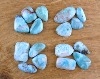 B-Stock Larimar Cabochons || Sets of 4 || B floor