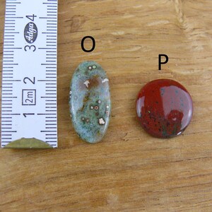 Kleine Ozean-Jaspis Cabochons / Ozean Jasper || Tropfen, Oval, Viereckig Bild 9