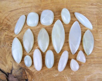 White Moonstone || Marquise, Square, Oval, Other Shapes