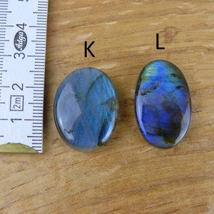 Blauer Labradorit Cabochons Oval Bild 7