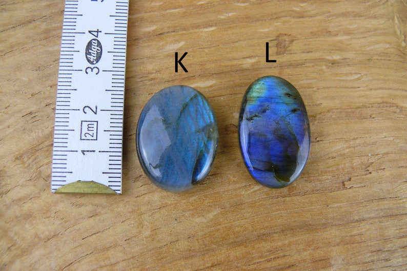 Blauer Labradorit Cabochons Oval Bild 7