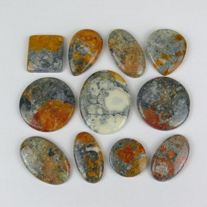 Maligano Jasper Cabochons || Oval, round, teardrop, square