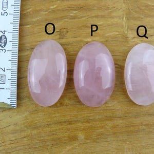 Rose Quartz Cabochons || Oval image 7