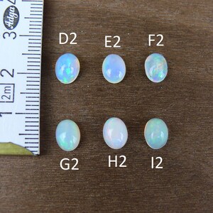 Äthiopischer Opal Cabochons / Welo Opal ca. 6-9 mm Oval Bild 7