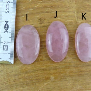 Rose Quartz Cabochons || Oval image 5