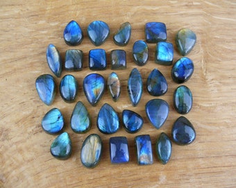 Small Labradorite Cabochons || Drop / Oval / Square / Marquise