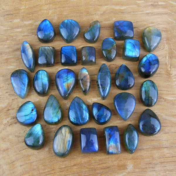 Small Labradorite Cabochons || Drop / Oval / Square / Marquise