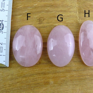Rose Quartz Cabochons || Oval image 4