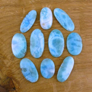 Larimar Cabochons || Oval