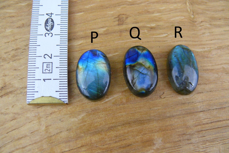 Labradorit Edelsteine / Cabochons Oval Bild 7