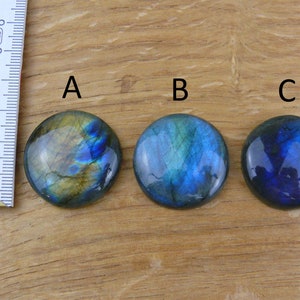 Labradoriet cabochons Rondom afbeelding 2