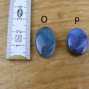 Blauer Labradorit Cabochons Oval Bild 9