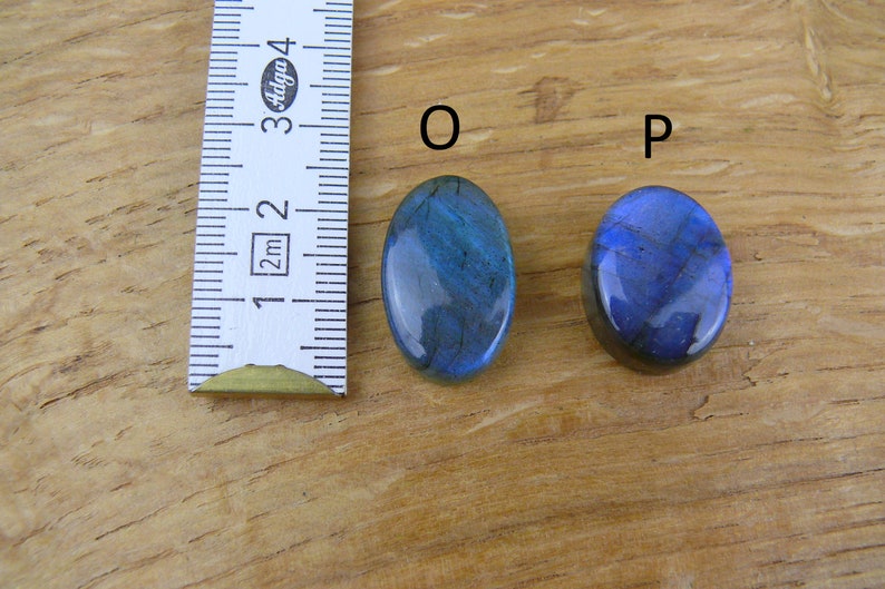 Blauer Labradorit Cabochons Oval Bild 9