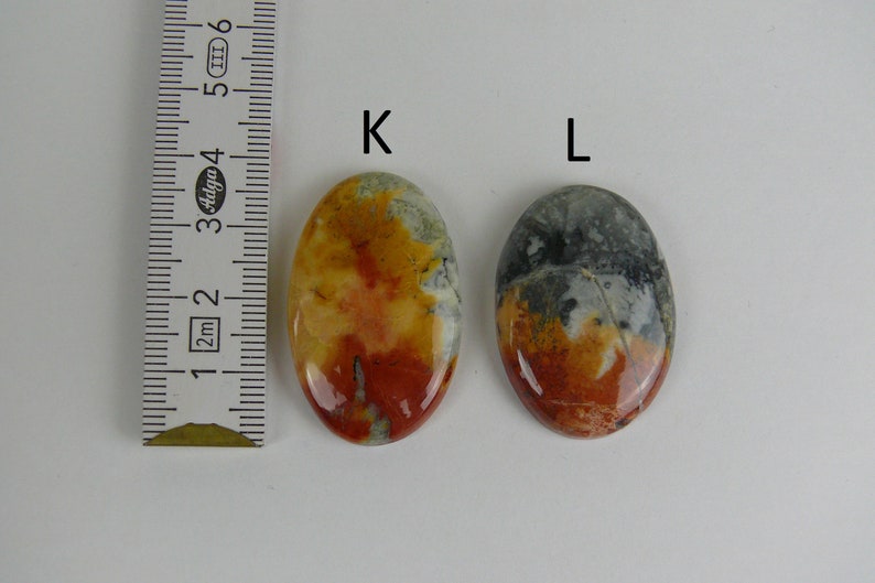 Maligano Jaspis Cabochons Oval Bild 7