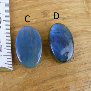 Blauer Labradorit Cabochons Oval Bild 3