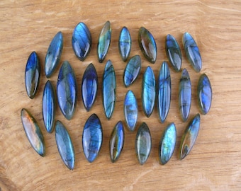 Labradorite Cabochons || Marquise / Marquise Shape