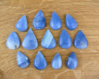 Opale blu Owyhee || Forma a goccia/lacrima/pera