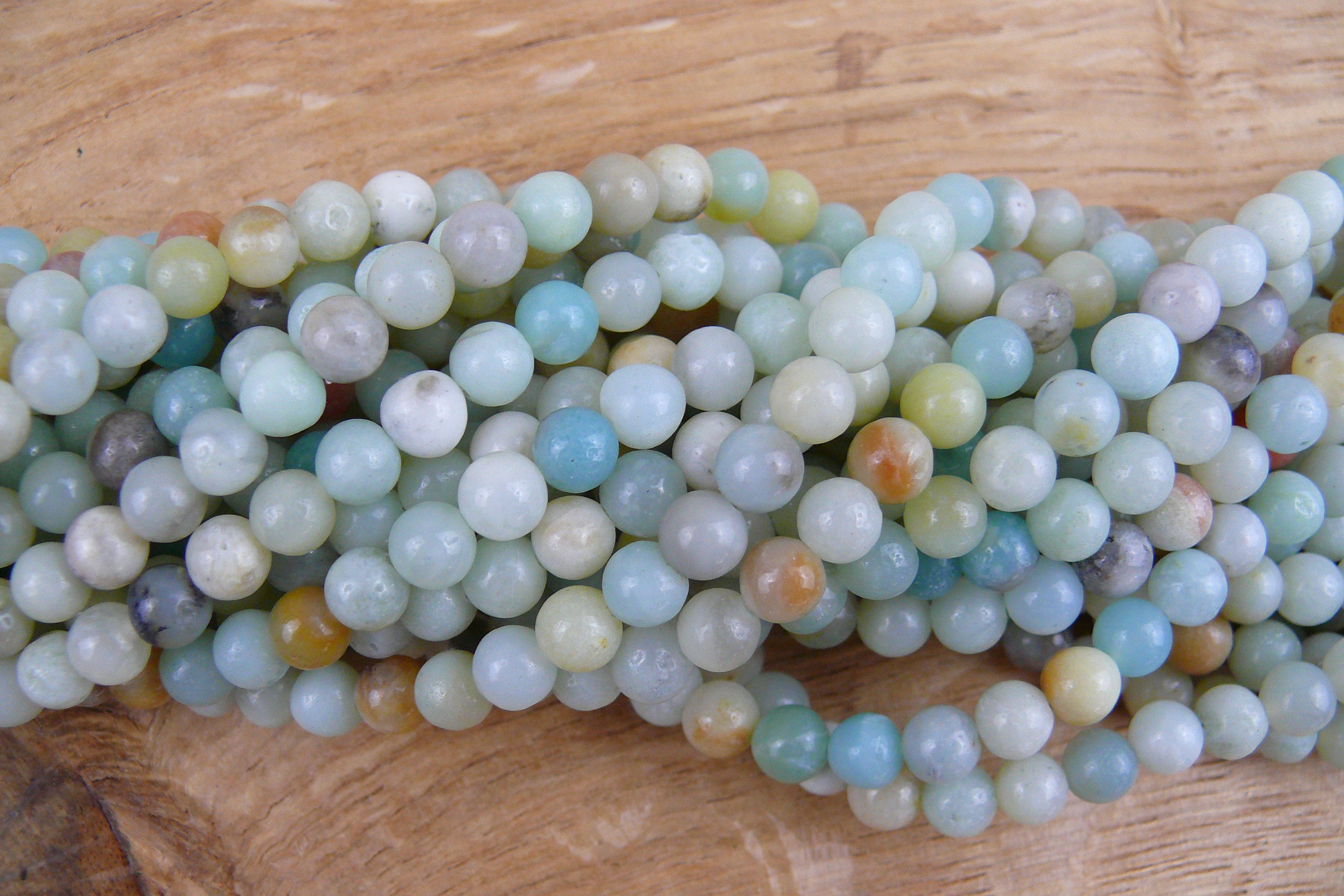 Perlin - Perle Amazzonite 10 Mm * Grado A * Sfera Gemma Pietre Naturali G829 - Foto 13