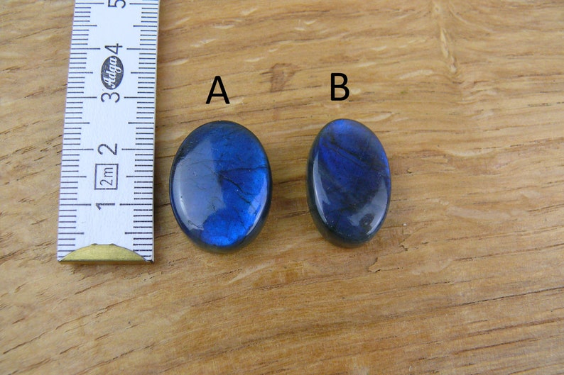 Blauer Labradorit Cabochons Oval Bild 2