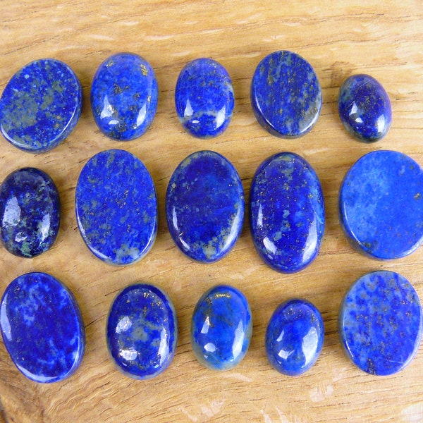 Lapis Lazuli Cabochons / Kleiner Lapislazuli || Oval