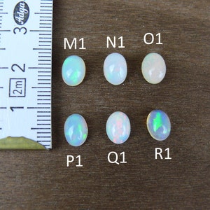 Äthiopischer Opal Cabochons / Welo Opal ca. 6-9 mm Oval Bild 4