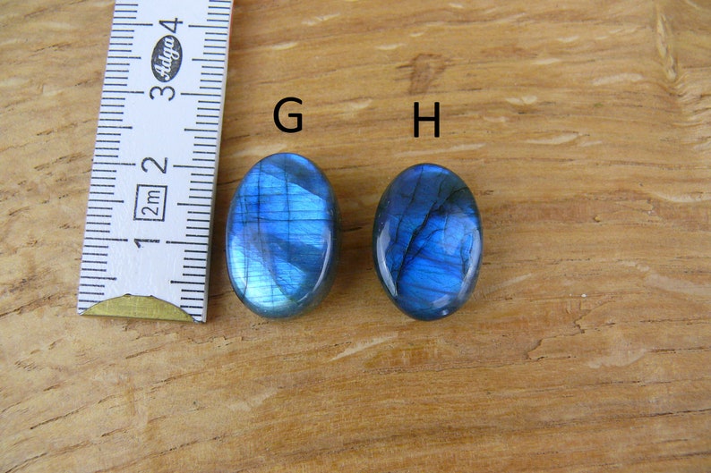 Blauer Labradorit Cabochons Oval Bild 5