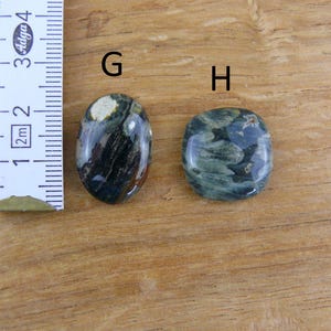 Kleine Ozean-Jaspis Cabochons / Ozean Jasper || Tropfen, Oval, Viereckig Bild 5