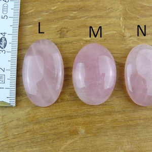 Rose Quartz Cabochons || Oval image 6