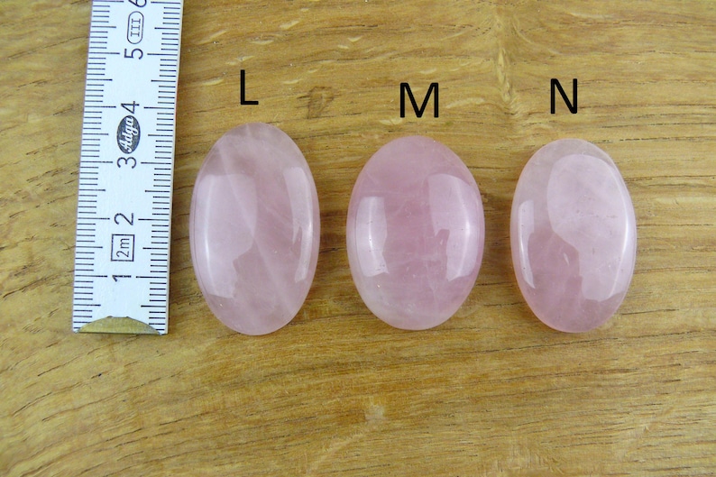 Rose Quartz Cabochons || Oval image 6