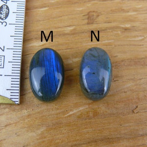 Blauer Labradorit Cabochons Oval Bild 8