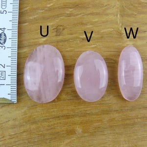 Rose Quartz Cabochons || Oval image 9