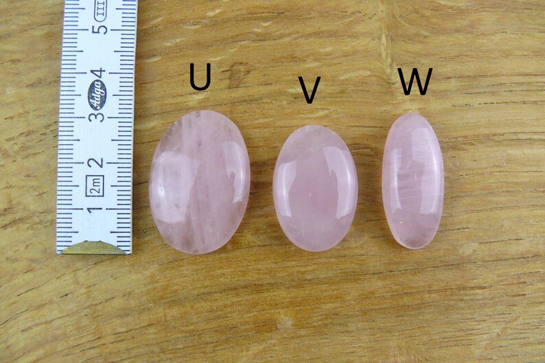 Rose Quartz Cabochons || Oval image 9