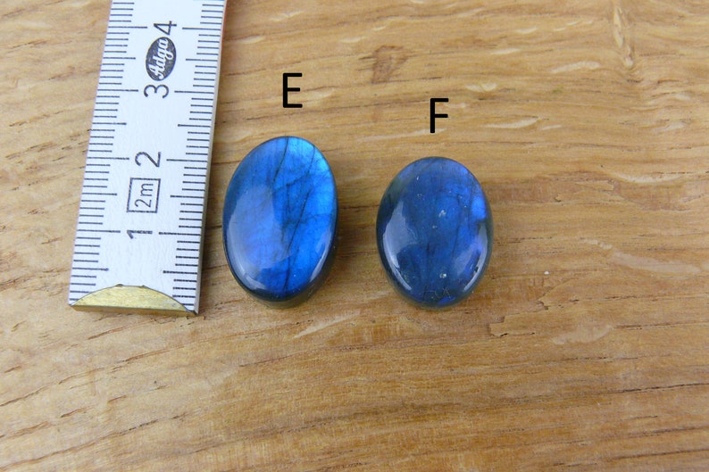 Blauer Labradorit Cabochons Oval Bild 4