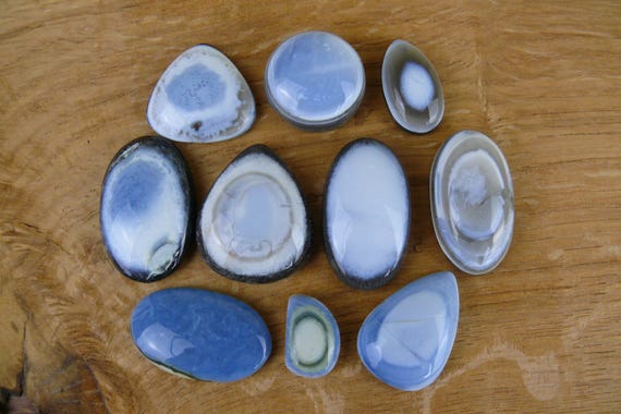 Owyhee Blue Opal Eye || Cabochons || Oval, Rund, Tropfen