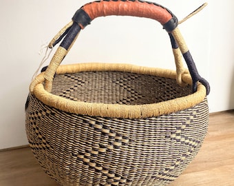 Extra Large Market Basket | Bolga Basket | Round Bolga Basket | Market Basket