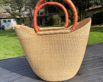 U Shaped Basket | Bolga Basket