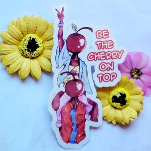 Seien Sie der Cherry on Top Holo-Aufkleber