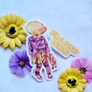 I&#39;m a Sour Lemon Holo Sticker