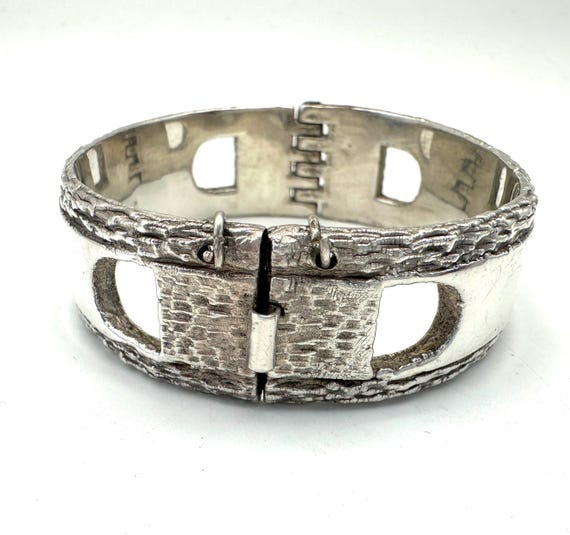 Vintage Chunky Solid Silver 1978 Hallmark Bark Ef… - image 6